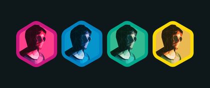 The iamschulz logo superimposed to the hugo logo