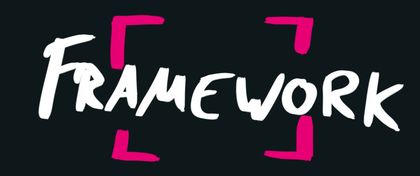 The text 'Framework' being centered in a frame