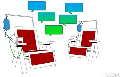 LaxDia beschreibt die Dialyse als soziales Gruppenerlebnis